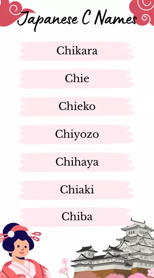 Japanese Names That Start With C Japanese Names That Start With C